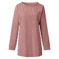 thumbnail image 6 of GigrtiJin Plus Size Sweatshirt for Womens Casual Long Sleeve Loose Pullover Tops Fashion Solid Color Comfy Sweatshirts, 6 of 6