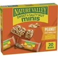 thumbnail image 2 of (5 pack) Nature Valley Mini Granola Bars, Sweet and Salty Nut, Peanut, 20 Bars, 15 OZ, 2 of 10