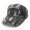 thumbnail image 2 of Sombrero de Béisbol Personalizado para Niños, Gorra de Sol de Strass en Forma de Corazón Lavable para Primavera / Verano, 2 of 3