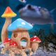 thumbnail image 1 of unbranded Acuario Con Cueva De Hongo En Resina Para Objetos Y Peces, 1 of 6