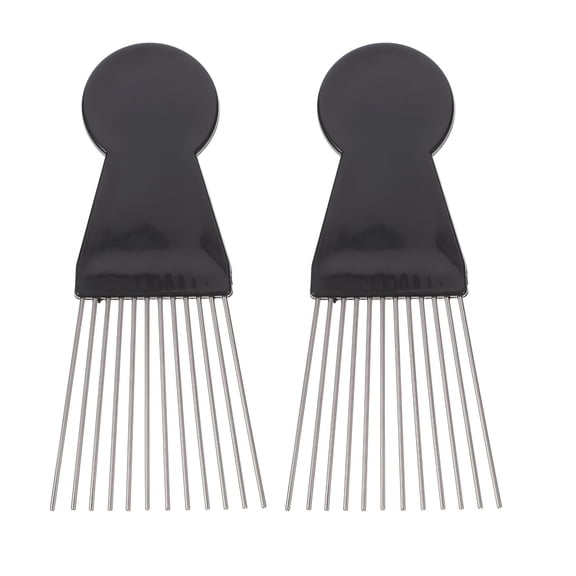 ACDANC Afro comb 2pcs Hair Pick Comb for Home Salon Detangling & Styling, 6.02"X2.56"X0.2"
