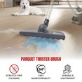 thumbnail image 4 of for Miele Hardwood Floor Brush Head – 12” Parquet Twister with Soft Horsehair Bristles, 360° Swivel Vacuum Attachment for Hard Floors – Compatible with Miele C1, C2, C3 Canister Vacuums, 4 of 7