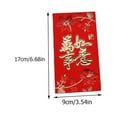 thumbnail image 4 of Lanytaeo 20pcs Traditional New Year Red Envelopes Red Envelopes Festival Gift (Red), 4 of 8
