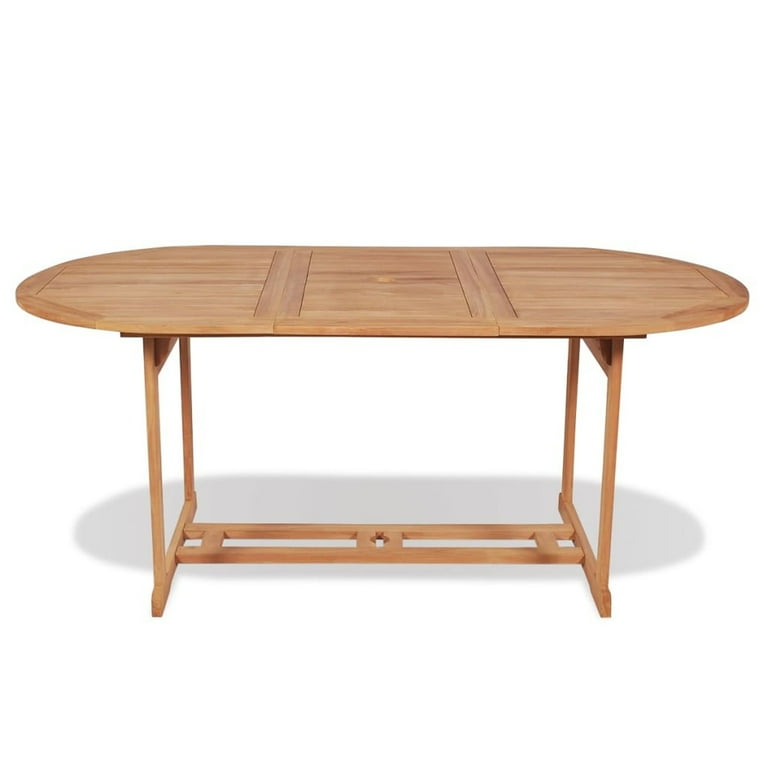 Wooden garden table with parasol new arrivals