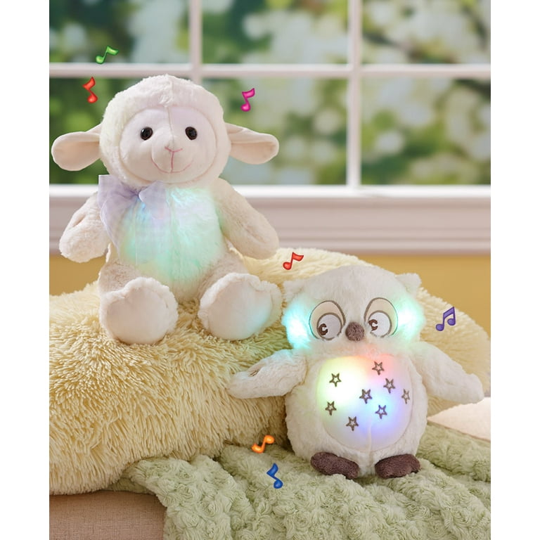 Musical Color Changing Lullaby Plush Lamb Walmart