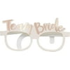 Ginger Ray Hen Party Team Bride Rose Gold Paper Glasses x 8 - Team Bride