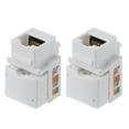 thumbnail image 2 of 2Pcs CAT6 Network Module Information Socket RJ45 Connector Adapter Keystone Jack, 2 of 7