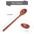 thumbnail image 6 of ACDANC 2026 New 6 Piece Long Wooden Spoon Korean Style 9'' Inch Natural Wood Soup for Cooking, Serving, Soups, Stews, Stir-Frying, Kitchen Use, Home, Traditional Meals., 6 of 7
