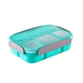 thumbnail image 1 of Adorable Lunch Kit, Bento Box For Kids And Adults With Durable + Eco-Friendly Design, Leak-Proof Compartments, And Easy-To-Open Buckles, In A Refreshing Green Shade, 1 of 5