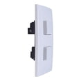 thumbnail image 3 of Placa 2 Interruptores Sencillo Y 3 Vías Leviton Blanco, 3 of 3