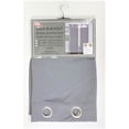 thumbnail image 2 of Solid Blackout Grommet Panel, 52x84 Inch, Silver, 1 Panel, 2 of 2