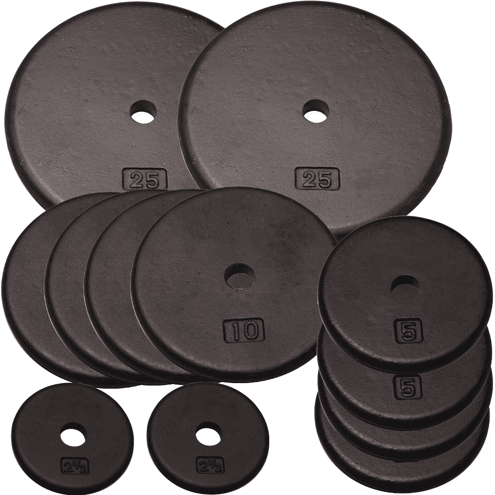body-solid-115-lb-standard-weight-plate-set-walmart-walmart