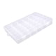 thumbnail image 2 of Caja organizadora de plástico resistente para hilos de bordar y joyas, con compartimentos para guardarlas. 36 celdas, 2 of 9