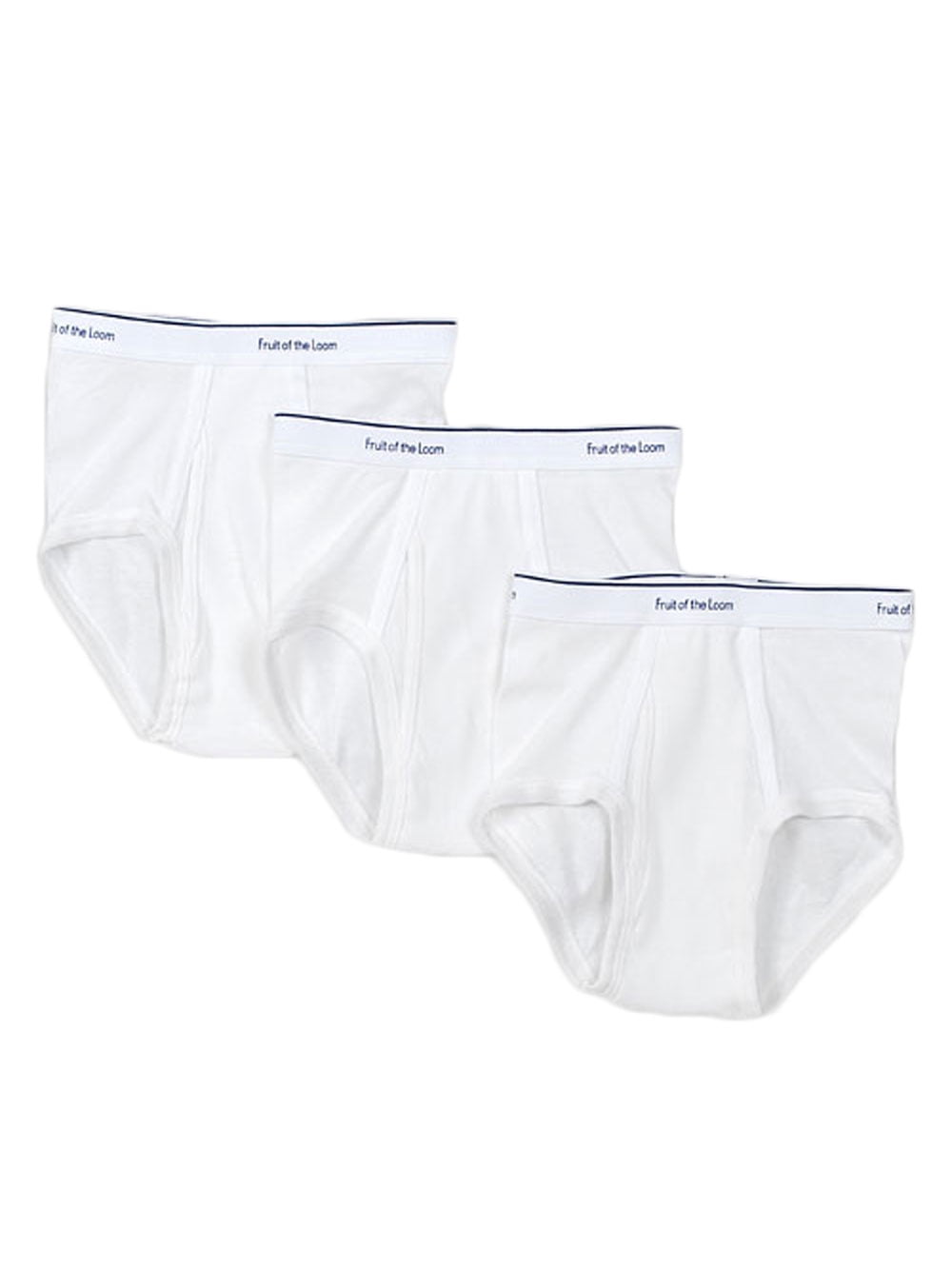 Fruit of the Loom Boy's Cotton Ribbed Brief Underwear (Pack of 3 ...