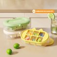 lanema Ice Molds Press Type Easy Releases Food Safe Plastic 6 Square ...
