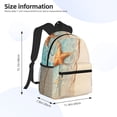 thumbnail image 2 of Balery Starfish On The Sand Beach Mochila para Mujeres y Hombres, Mochila Ligera Casual para Viajes, Mochila Clásica Básica para la Universidad, 2 of 6