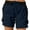 Navy, variant on Taqqpue Women's Cargo Hiking Shorts Multi-Pockets Elastic Waist Drawstring Relaxed Fit Shorts Outdoor Summer Shorts for Camping Travel Golf