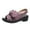 Purple, variant on Utoimkio Slide Sandals for Women Summer Knot Platform Sandals Women's Fish Mouth Sandals