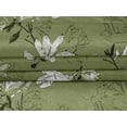 thumbnail image 4 of oneOone Velvet Light Green Fabric Florals Sewing Craft Projects Fabric Prints By Yard 58 Inch Wide, 4 of 4