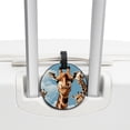 thumbnail image 3 of Giraffe 2pcs PU Leather Round Bag Tags Suitcase Handbag Tags with Privacy Cover and Name ID Tag for Travel Luggage, Handbags, Backpacks, School Bags, 3 of 6