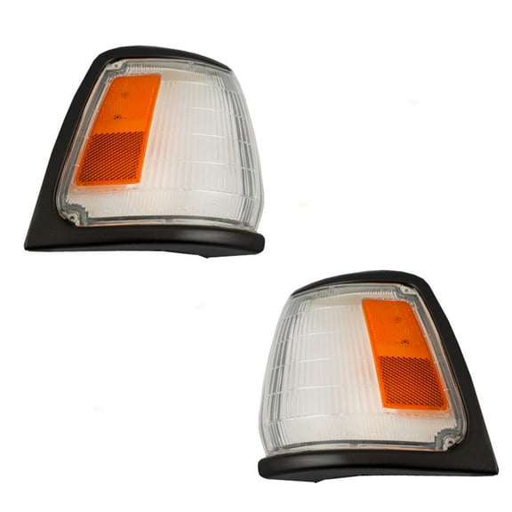 Park/Signal/Side Marker for 1989-1991 Pickup 2WD Black Trim 8162089176 Set TO2520121