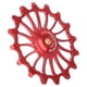 thumbnail image 3 of Heitune Bike Polea del Cambio Trasero Dientes positivos y Negativos Guía de cojinete de cerámica Polea Accesorio de Rueda para Bicicleta de Carretera de montaña(16T), 3 of 5