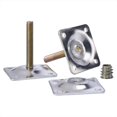 thumbnail image 3 of Placas de montaje para patas de muebles Maricome, 4 piezas, soportes en T M8, 3 of 7