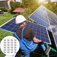 thumbnail image 4 of MIANGASTORE 30Pcs Solar Panel Cable Clips Stainless Steel Photovoltaic Cable Clamp, 4 of 9