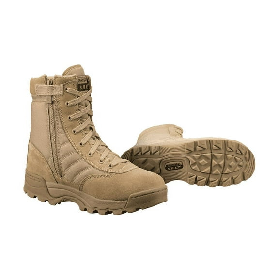 115202 Mens Classic 9 Tactical Boots w/Side Zip, Classic 9