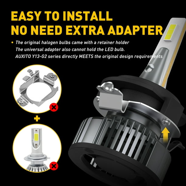 D1s Xenon Support Et Clips Pour Ampoules Xénon D1S D1R D3S D3R - Montage Phare HID - Compatible Automobile Adaptateur Xénon Universel