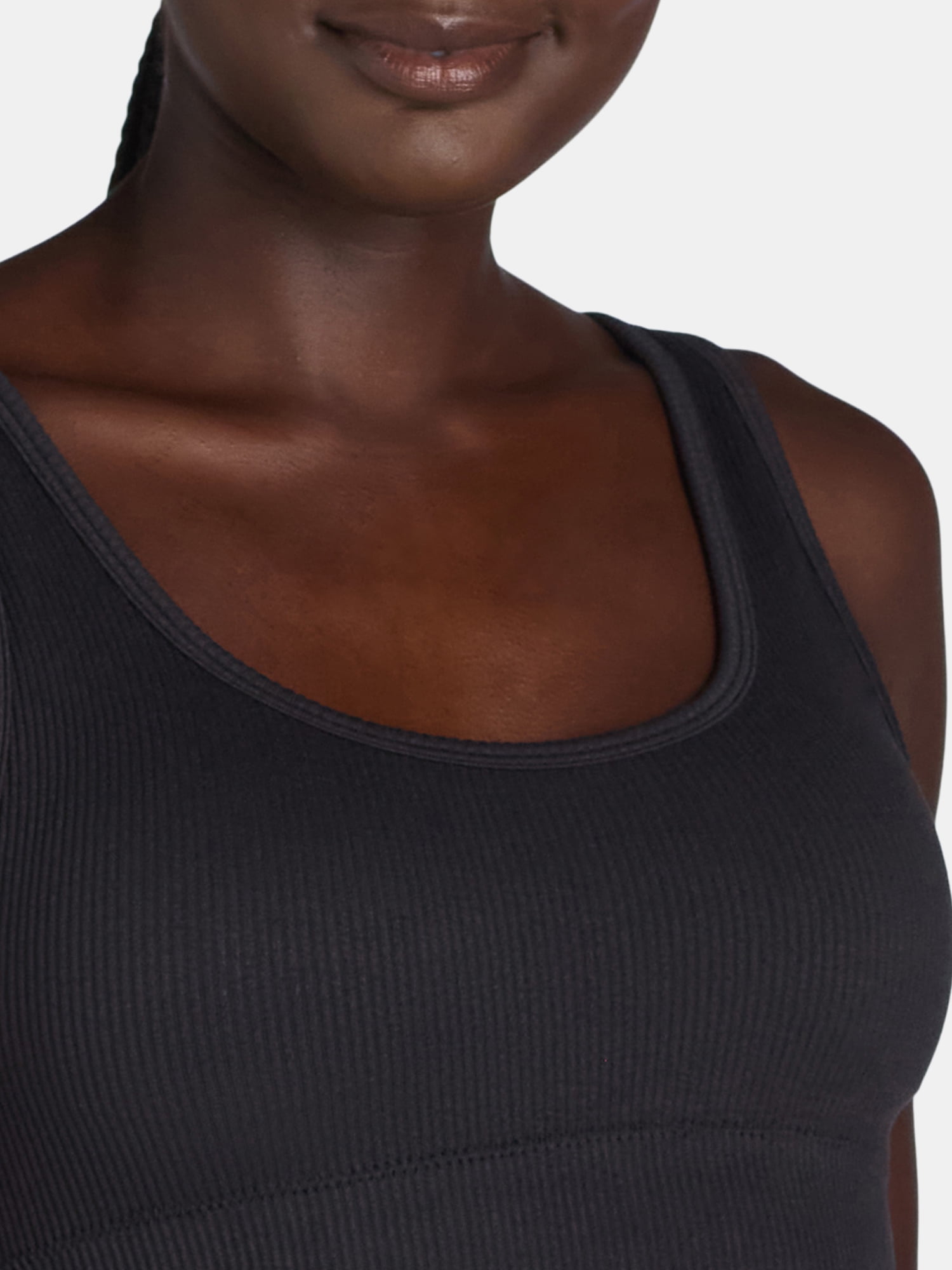 No Boundaries Women's Double Scoop Seamless Bra, Sizes XS-XXXL