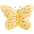 thumbnail image 1 of Cojín de Mariposa con Forma de Mariposa, Suave y de Felpa, Ideal para Dormitorio, Sala de Estar, Sofá, Color Amarillo., 1 of 5