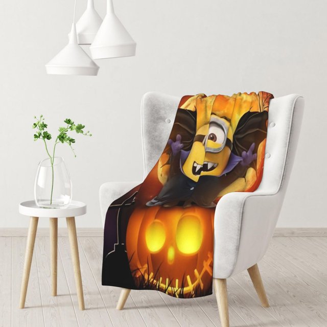 Manta polar de Minions, súper suave y acogedora, manta de franela ligera y cómoda, manta de felpa cálida para sofá, cama, 30 x 40 pulgadas