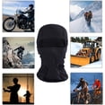 thumbnail image 4 of 2 uds pasamontañas mascarilla ciclismo al aire libre escalada pesca motocicleta táctica transpirable fino (gris + negro), 4 of 5