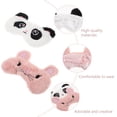 thumbnail image 4 of MasteelfCA 2Pcs Eye Masks Lovely Cartoon Sleeping Eye Patches Blinders (Assorted Color), 4 of 8