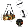 thumbnail image 5 of Thanksgiving Durable Duffle Bag for Gym, Sports, and Travel. Convenient Carry on Bag with Interior Zipper Pocket. Large Capacity Yoga Bag, Size 17.7 inches, 5 of 6