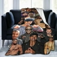 thumbnail image 2 of Blanket Derek Morgan Soft and Comfortable Wool Fleece Throw Blankets Gift for Home Decoration Sofa Office car Camping Yoga Travel Home Decoration Cozy Plush Beach, 2 of 6