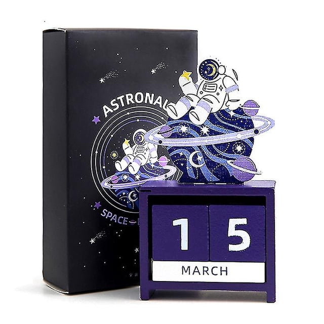 Adorno de calendario con varios patrones, fecha de registro decorativa, mesa de té desmontable, adorno de calendario para el hogar