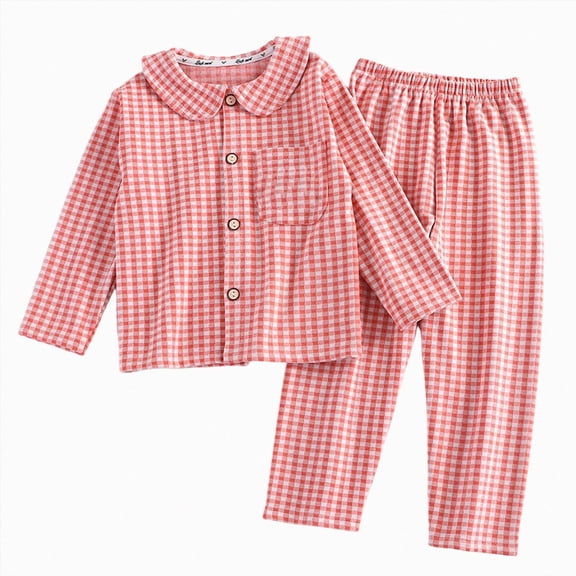 CAUYDY 10 11 12 13 14 Years Kid Girl Pajamas Teen Sleepers Long Sleeve Shirt and Pants 2Pcs Cute Gift Set Tween Girls Fall Winter Outfits Sizes 11-12 Years,Red
