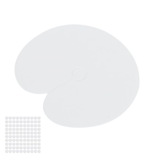 Hair Single Hole Template, Heat Shield 100pcs Professional For Hair Salon