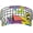 Butterfly Flying, variant on Colorful Tropical Pineapple Sun Visor Hats Athletic Adjustable Sun Protection Visors for Men Women Cute Panda