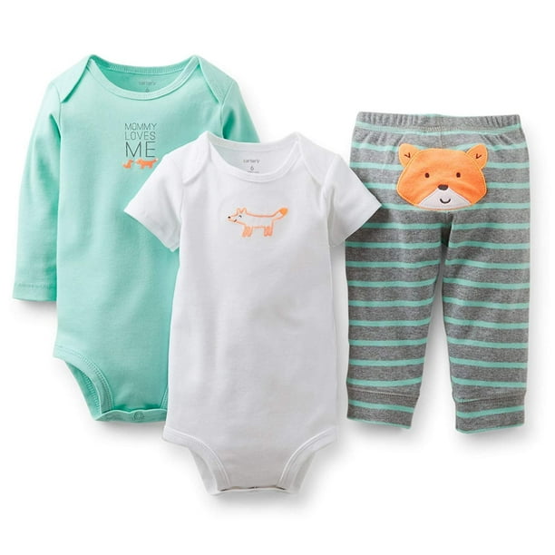 Carter's Baby Boys' 3 Piece Set Mommy Loves Me (Preemie)