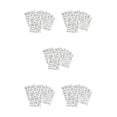 thumbnail image 2 of Maoww 9piece Elegant And Easy-to- Black Transparent Sticker For Bathroom Container Suitable For Various 5Set, 2 of 6