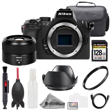 Nikon Z50 II + Z 40mm f/2 Lens +128GB+ Bag+ UV Filter- Basic Kit
