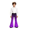 thumbnail image 3 of Girls Bell Bottom Pants High Waist Baggy Wide Leg Pants Back to School Clothes Gradient Pants Size 5-16 Years, 3 of 6