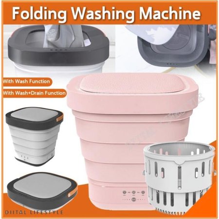 Folding Mini Washing Machine Portable Compact Laundry Dehydrated Washing Machine