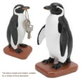 thumbnail image 5 of BIMZUC Magnetic Penguin Statue Art Figurine – Resin Decor, Key Holder, 3.34x3.54x5.75in, Modern Home & Office Accent, 5 of 6