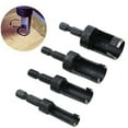 thumbnail image 6 of Yokua 6mm/ 10mm/ 13mm/16mm 4Pcs Durable Wooden Plug Hole Cutter Bit Kit, 6 of 7