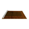 thumbnail image 2 of Ahgly Company Machine Washable Indoor Square Persian Yellow Traditional Area Rugs, 3' Square, 2 of 4