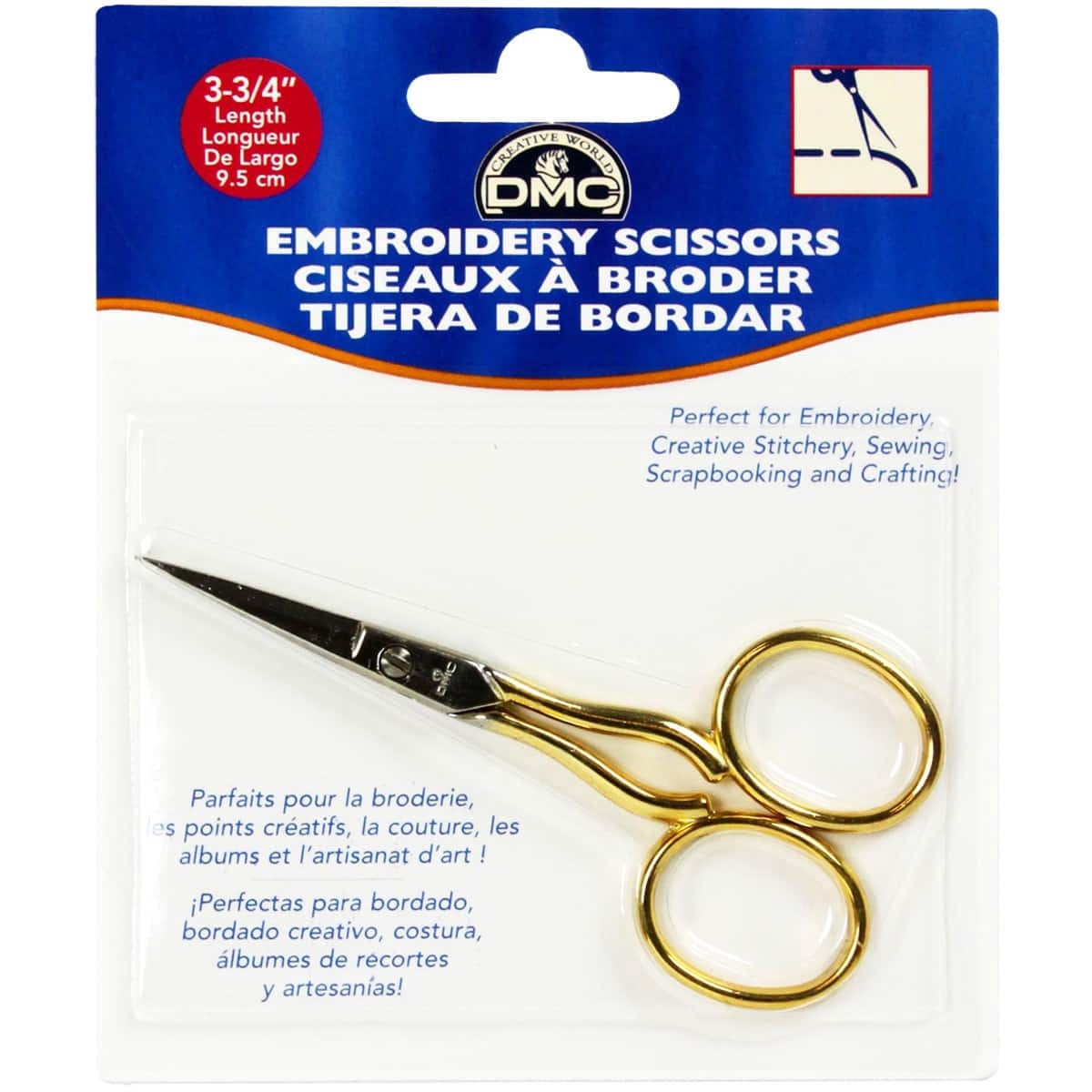 DMC Embroidery Scissors, 12 Pack
